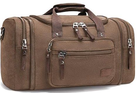 Fresion Vintage Reisetasche 40L Kaffee für 19,99€ (statt 40€)