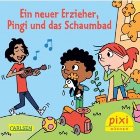 Gratis Pixibuch: Ein neuer Erzieher, Pingi und das Schaumbad