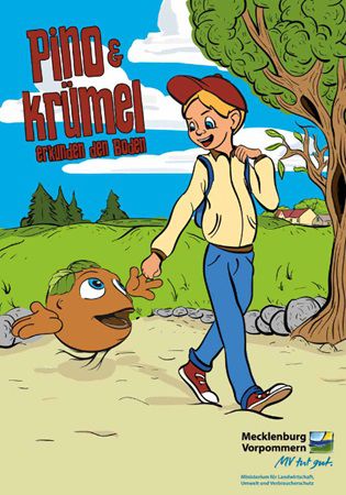 Gratis Kinderbuch: Pino und Krümel erkunden den Boden