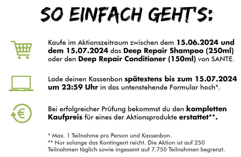 SANTE Deep Repair gratis ausprobieren