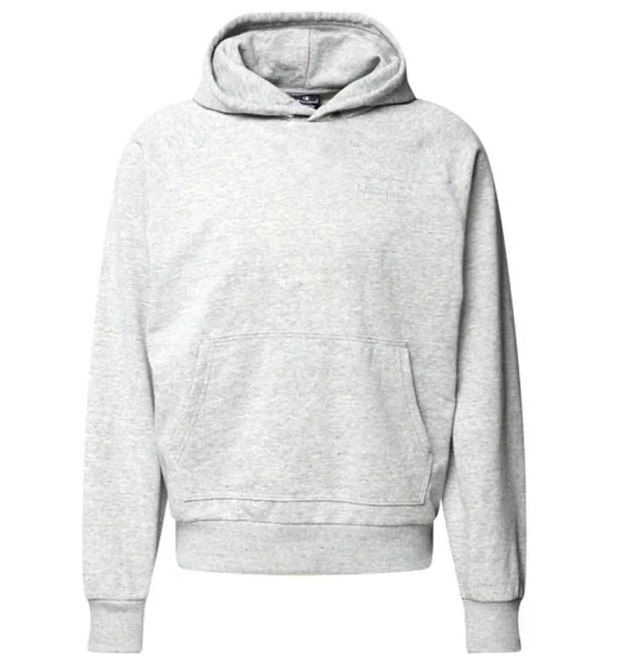 Champion Hoodie mit Logo Print in Hellgrau Melange für 32,98€ (statt 65€)