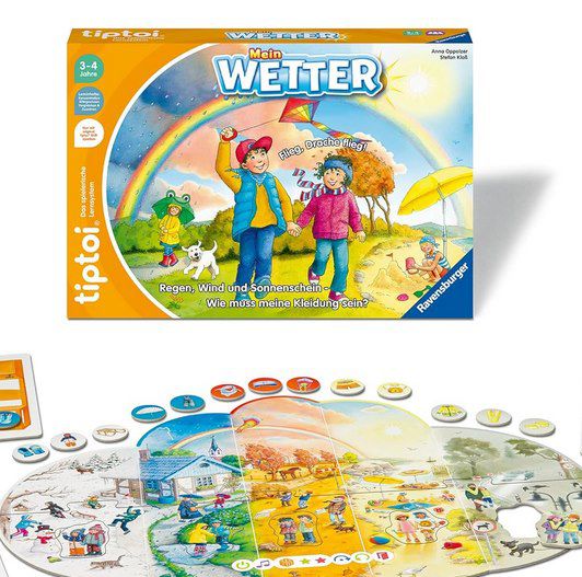 🌦️ Ravensburger tiptoi Mein Wetter (00118) für 15,99€ (statt 20€)