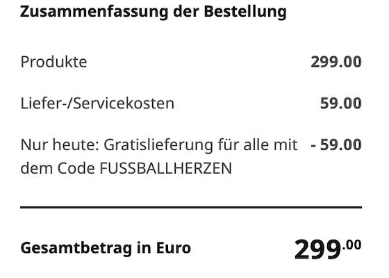 IKEA: Kostenlose Paket  und Speditionslieferung ⇒ HEMNES Tagesbettgestell für 299€ (statt 450€)