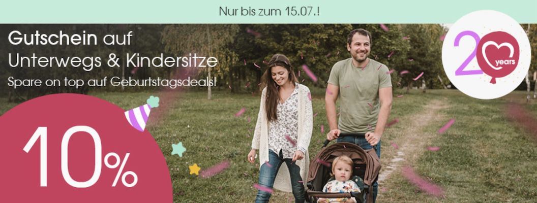 Babymarkt: 10% Rabatt auf Produkte für Unterwegs z.B. Maxi Cosi Kore Pro i Size für 161€ (statt 195€)