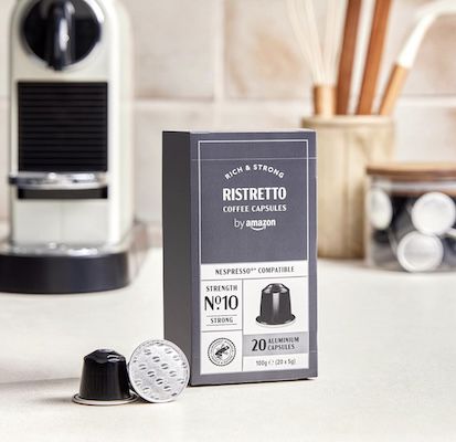 100x by Amazon Ristretto Nespresso kompatible Kaffeekapseln ab 13,69€ (statt 17€)