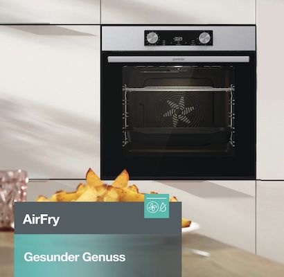 Gorenje BOP6737E02XK Einbaubackofen mit 77L & 60cm für 299€ (statt 375€)