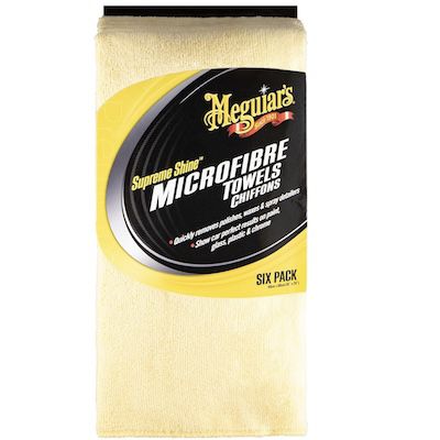 6er Pack Meguiars Supreme Shine Microfiber Mikrofasertücher für 16,45€ (statt 30€)