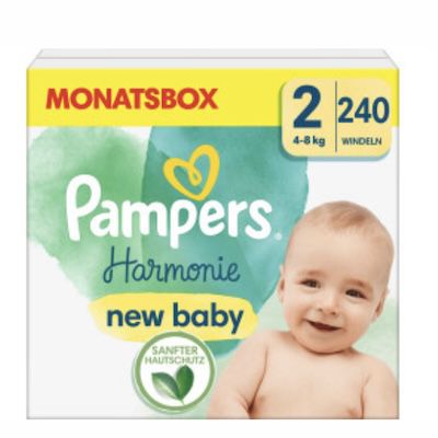 204x Pampers Baby Windeln Größe 2 (4-8 kg) ab 44€ (statt 52€)