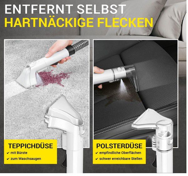 N8WERK Waschsauger Teppichreiniger + 500ml Reinigungsmittel für 99,99€ (statt 130€)