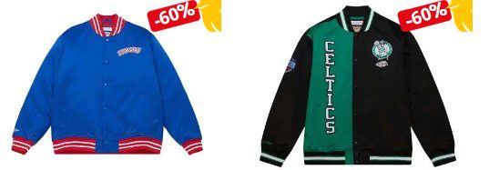 MITCHELL & NESS NBA Team OG 2 Herren Jacken für je 64,98€ (statt 120€)