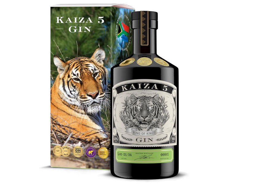 ⚡KAIZA 5 Box   prämierter Gin aus Südafrika 0,7 l   43% für 44,99€ (statt 55€)