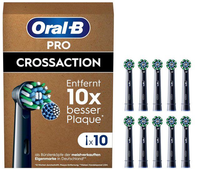 10x ORAL-B CrossAction Aufsteckbürsten ab 21,24€ (statt 32€)