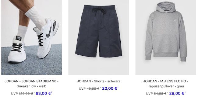 Schnell sein 👟 Jordan Sale bei Zalando Lounge   z.B. Jordan Max Aura 5 nur 50€ (statt 90€)