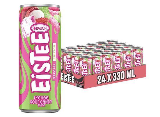 24x Rauch Eistee Crazy Flavours Lychee Sour Candy für eff. 12,24€ (statt 21€)