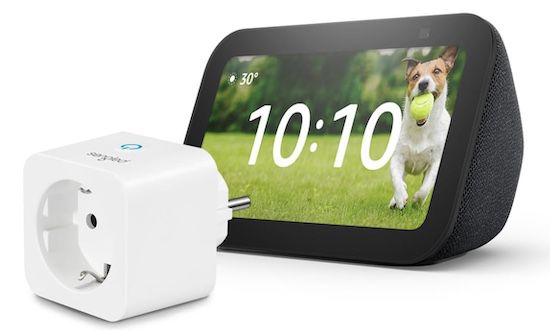 Echo Show 5 (3. Gen.) smartes Display + Smart Plug für 64,99€ (statt 90€)