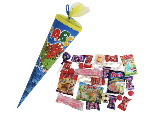 Schultüte 35cm gefüllt mit 20 Süßigkeiten für 9,99€ (statt 15€)