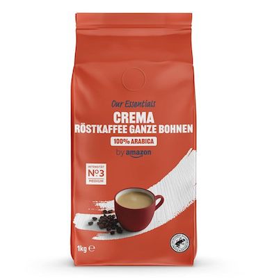 4x 1kg Our Essentials by Amazon ganze Kaffee Bohnen Mittlere Röstung für 36,42€ (statt 45€)