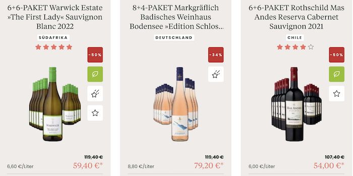 🍷 Großer Wein SSV + 25€ Extra Rabatt   z.B. 12x Riesling nur 49€