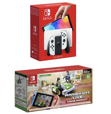 Nintendo Switch OLED inkl. Mario Kart Live für 339€ (statt 390€)
