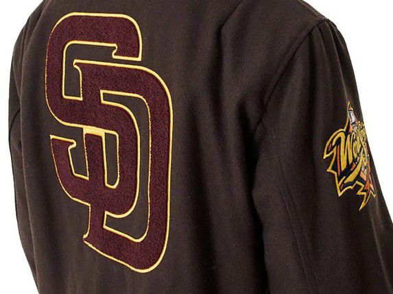 New Era San Diego Padres Herren Bomberjacke für 54,98€ (statt 106€)