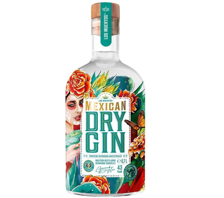 Los Muertos Mexican Dry Gin 0,7l für 29,43€ (statt 44€)