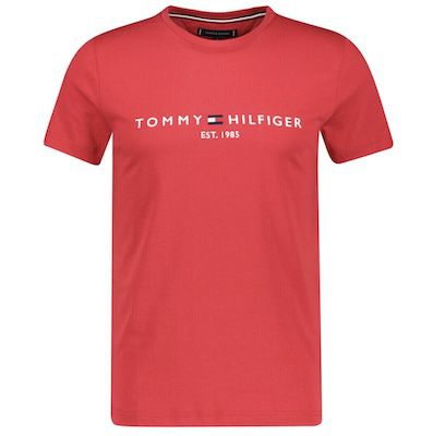 Tommy Hilfiger Logo Slim Fit Jersey T Shirt für 30€ (statt 37€) oder 3 für 69,36€