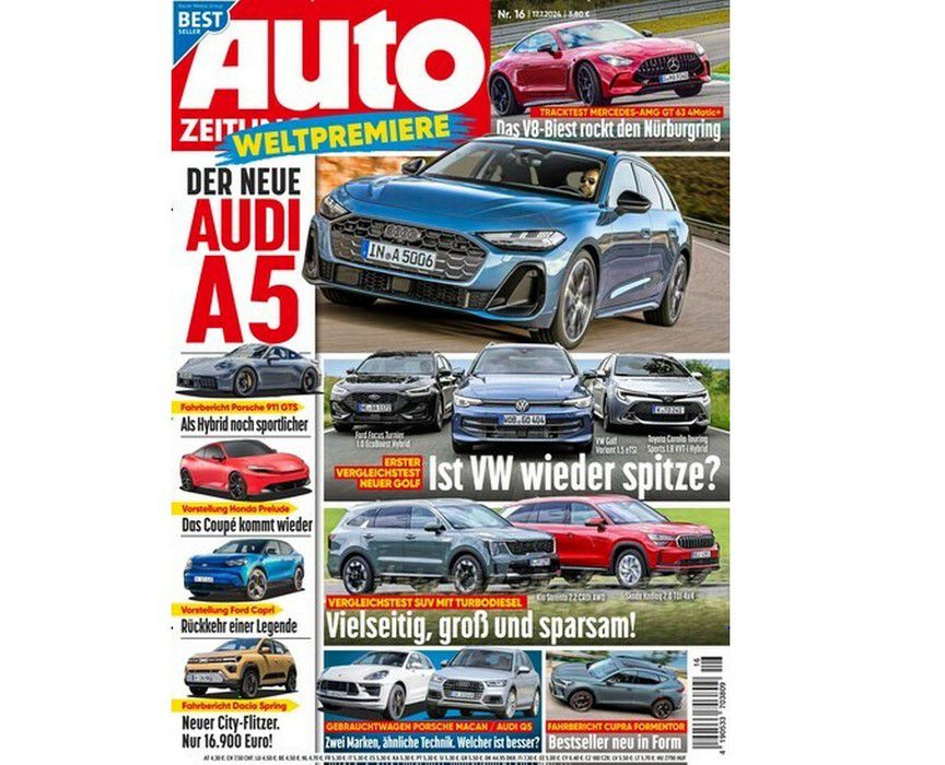 🚘 26 Ausgaben (Jahresabo) Auto Zeitung für 29,90€ (statt 99€)