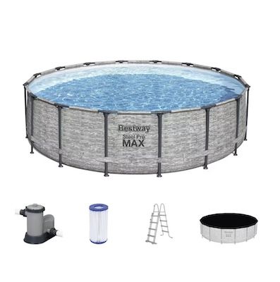 💦 Bestway Steel Pro MAX Frame Pool Komplett-Set für 238,99€ (statt 430€)