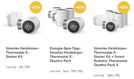 🥵 Bis 50% Rabatt auf das neue tado X   z.B. Starter Kit für 84,79€ (statt 100€)