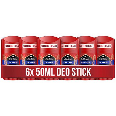 6x Old Spice Captain Deo Stick je 50ml für 15,10€ (statt 22€)