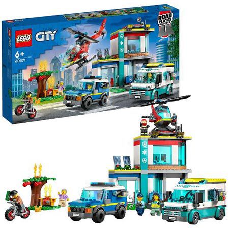 LEGO City 60371 Hauptquartier der Rettungsfahrzeuge ab 39,99€ (statt 55€)