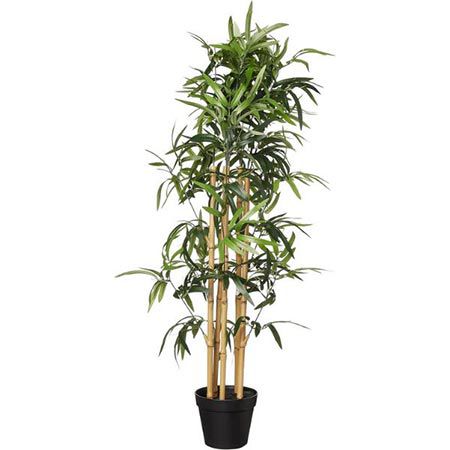 Amazon Basics Kunststoff Bambus mit Blumentopf, 100cm für 32,33€ (statt 40€)