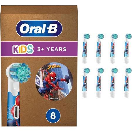 8er Pack Oral-B Kids Spiderman Aufsteckbürsten ab 19,70€ (statt 28€)