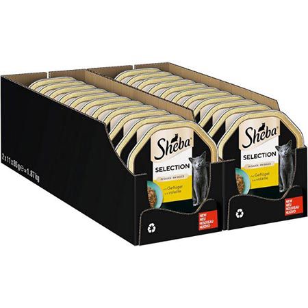 22er Pack Sheba Selection in Sauce Geflügel ab 8,08€ (statt 15€)