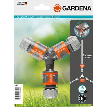 Gardena Abzweig Satz für 13 & 15 mm Wasserschläuche für 12,95€ (statt 18€)