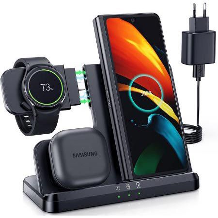 LK Induktive 3 in 1 Ladestation für Samsung inkl. Adapter für 25,99€ (statt 40€)