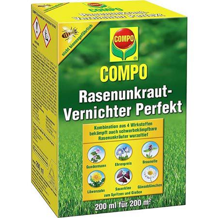 Compo Rasen Unkrautvernichter Perfekt, 200ml für 12,10€ (statt 15€)