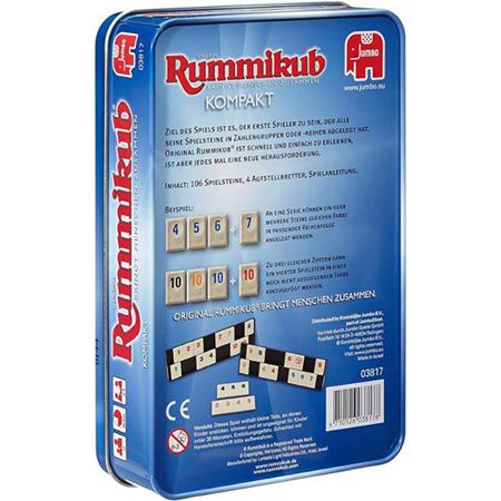 Jumbo Rummikub Kompakt in Metalldose für 12,74€ (statt 22€)