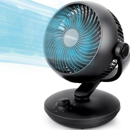 WOWDSGN Tischventilator mit 100° & 80° Oszillation für 16,05€ (statt 35€)