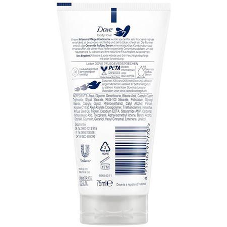 Dove Handcreme Intensive Pflege, 75ml ab 1,35€ (statt 2€)