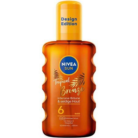 Nivea Sun Tropical Bronze Ölspray LSF 6, 200ml ab 7,16€ (statt 10€)