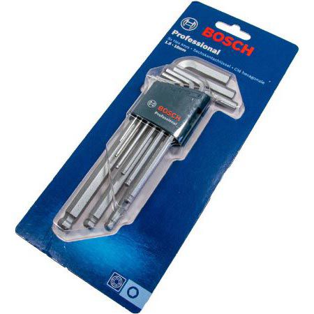 Bosch Professional Hex oder Torx Winkelschlüssel Set 9tlg. ab 13,99€ (statt 23€)