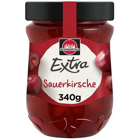 4 x Schwartau Extra Sauerkirsche, Konfitüre, je 340g ab 7€ (statt 11€)