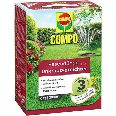 6 Kg Compo Rasendünger mit Unkrautvernichter für 40€ (statt 45€)