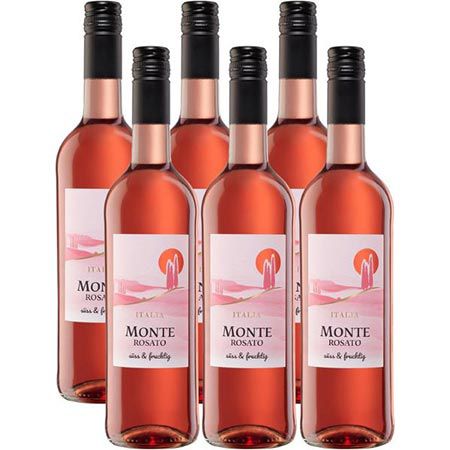 6 Flaschen Monte Rosato aus Italien, süss & fruchtig ab 13,99€ (statt 20€)