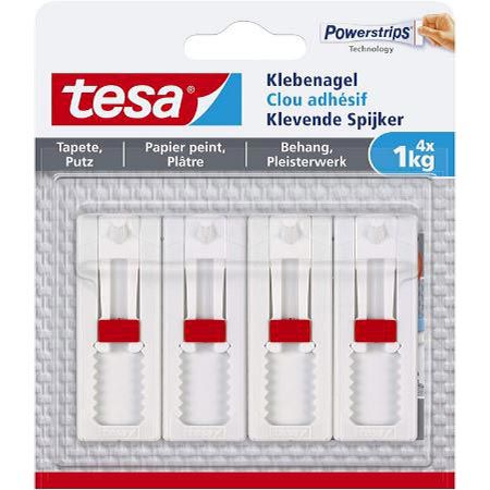 4er Pack tesa Verstellbarer Klebenagel, bis 1Kg pro Nagel für 5,77€ (statt 11€)