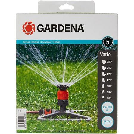 Gardena Comfort Vario Kreisregner bis 225m² für 18,95€ (statt 25€)