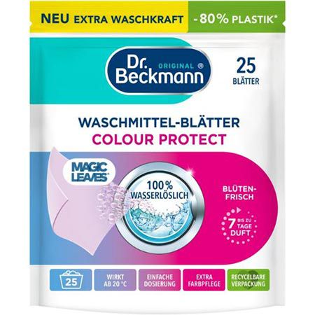 Dr. Beckmann Magic Leaves Waschmittel-Blätter, 25 Stk. für 2,83€ (statt 4€)