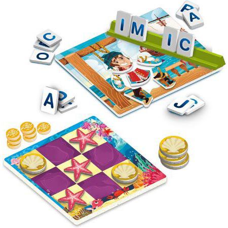 Clementoni Tic Tac Toe + Galgenmännchen, Familienspiele für 5,08€ (statt 9€)