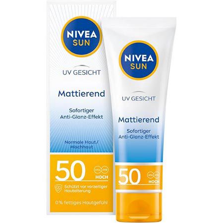 Nivea Sun UV Gesicht Sonnenschutz, LSF 50 ab 8,75€ (statt 11€)